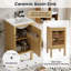 Ensemble de meuble-lavabo simple 18 po avec rangement