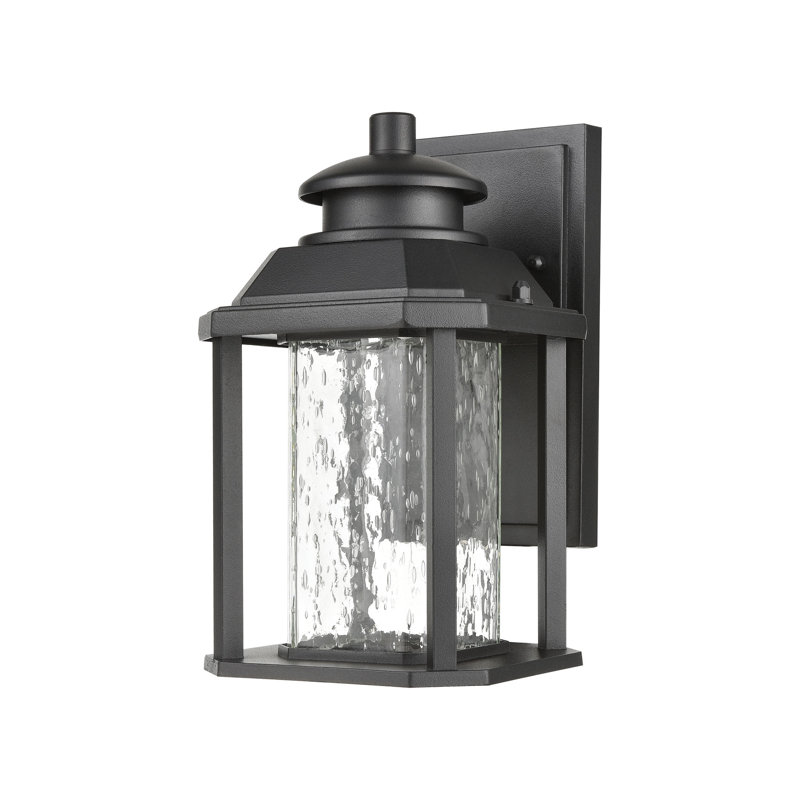 Irvine 10'' High 1-Light Outdoor Sconce - Matte Black