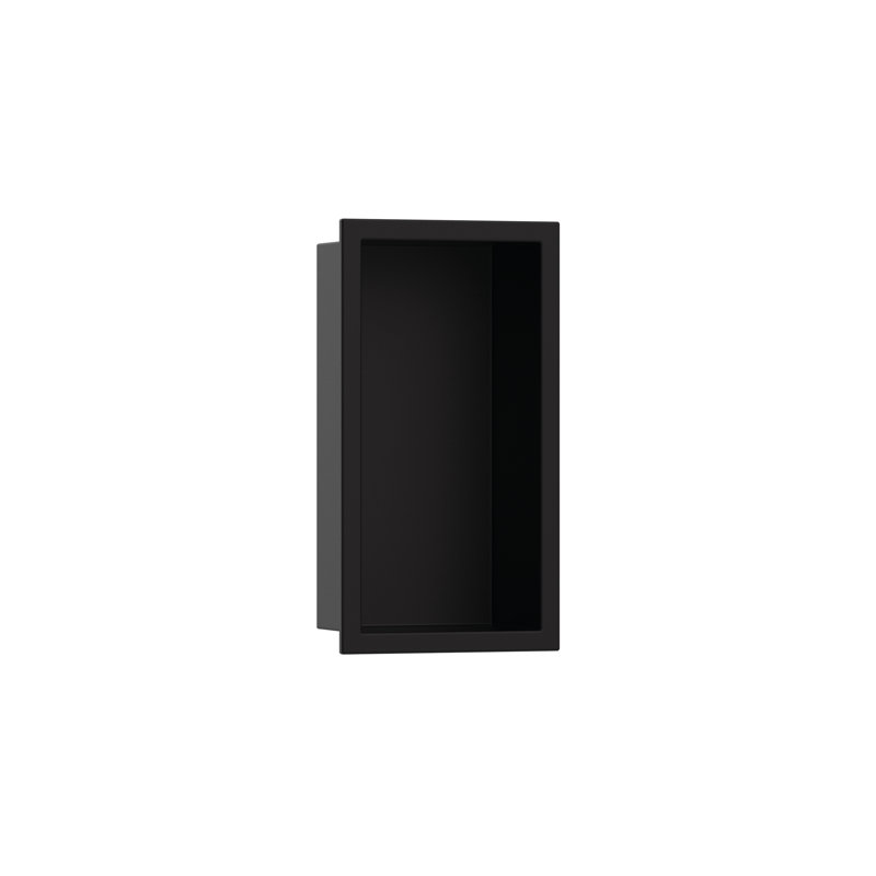 hansgrohe XtraStoris Original Wall niche with Frame 12x 6"x 5.5", Matte Black