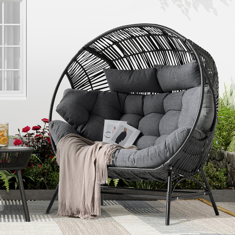 Fauteuil en rotin 2 personnes Lomore