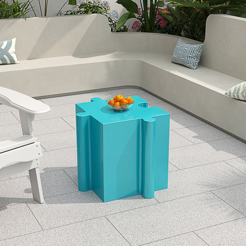 Table d'appoint casse-tête modulaire, Light Blue