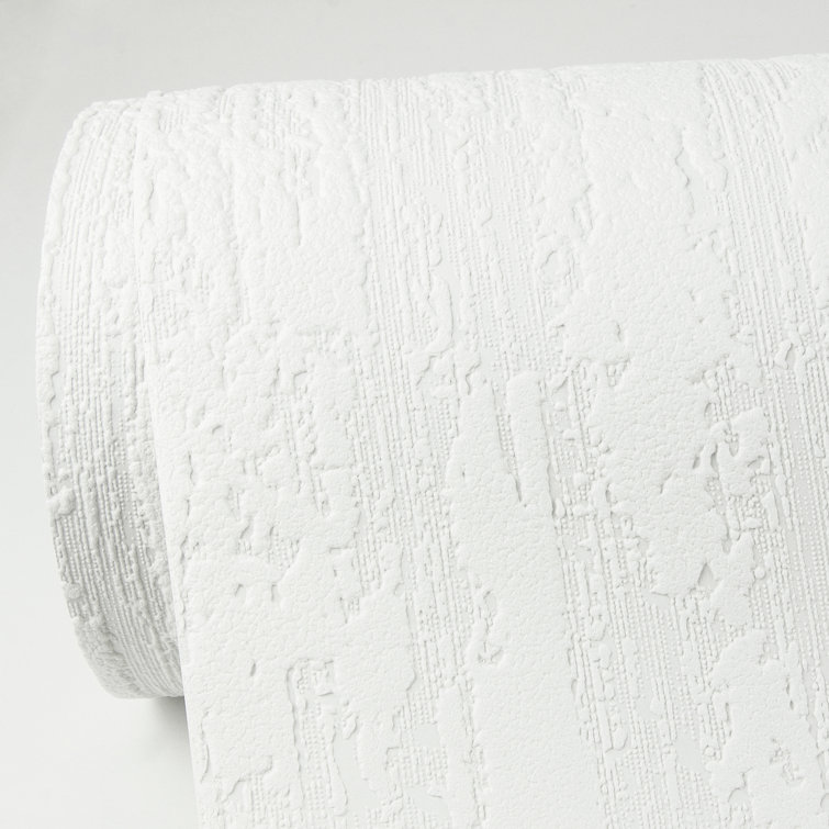 Aurabella Plaster 33' L x 20.9" W Paintable Wallpaper Roll