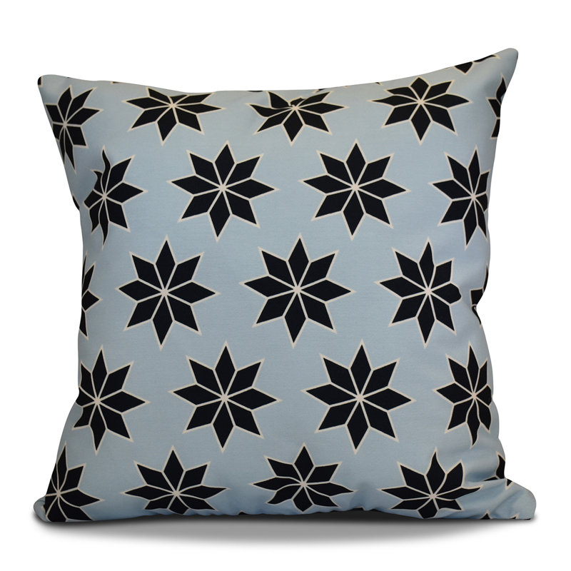 Coussin d'extérieur carré, Bleu pâle, 18 po x 18 po