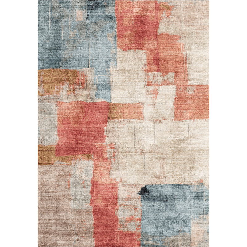 Concise Textured Area Rug