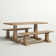 Odakotah 6 - Person Trestle Dining Set