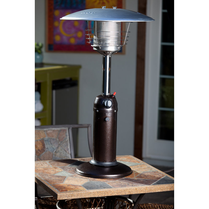 Chauffe-terrasse au propane pour table 11 000 BTU, Moka