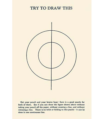 « try to drawing this » par harry houdini, impression
