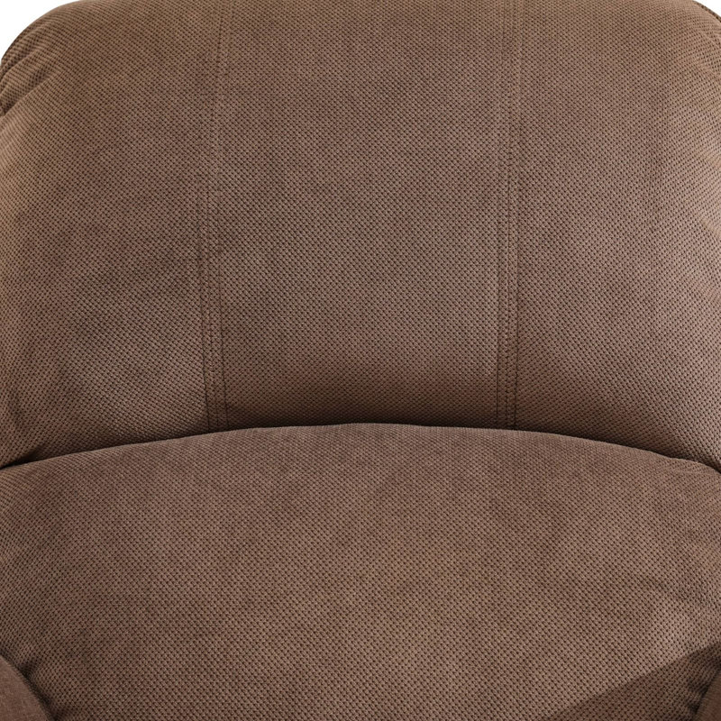 Soft Recliner Chair, Brown Microfiber/Microsuede