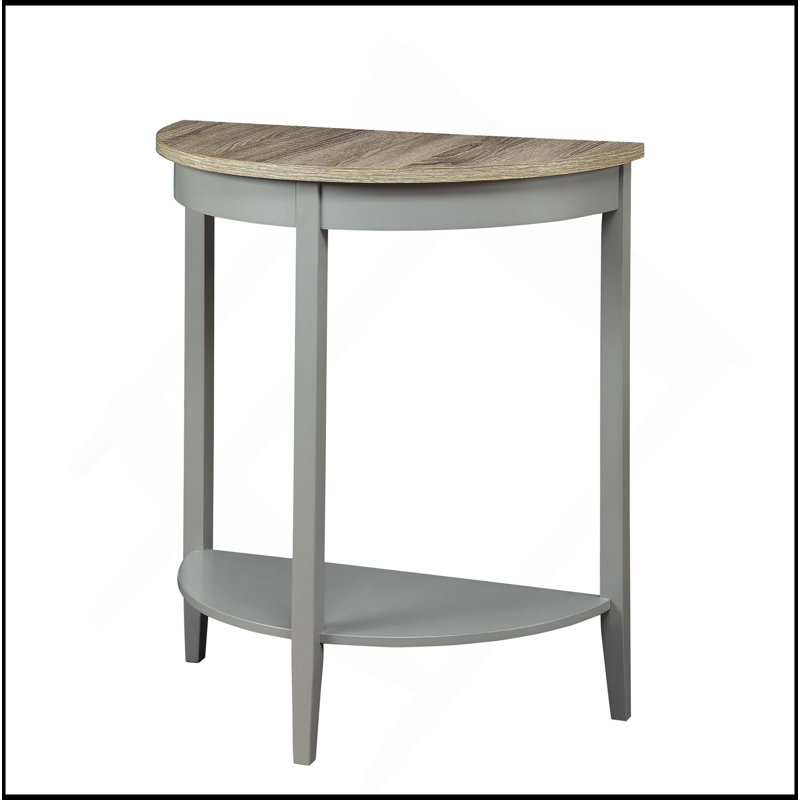 Justino Natural Oak & Gray Finish Console Table