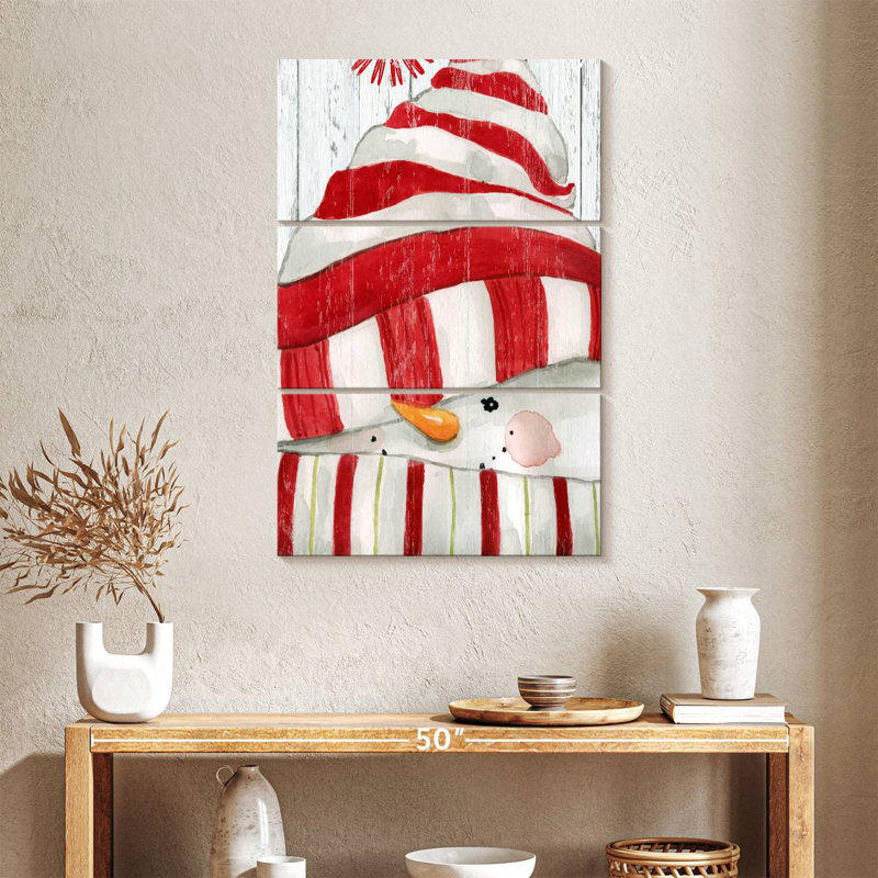 Lelend Snowman Wishes, 65" H x 42" W