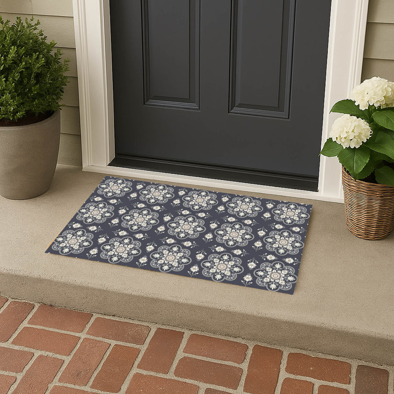 Skye Outdoor Doormat, Charcoal, 17'' W x 24'' L