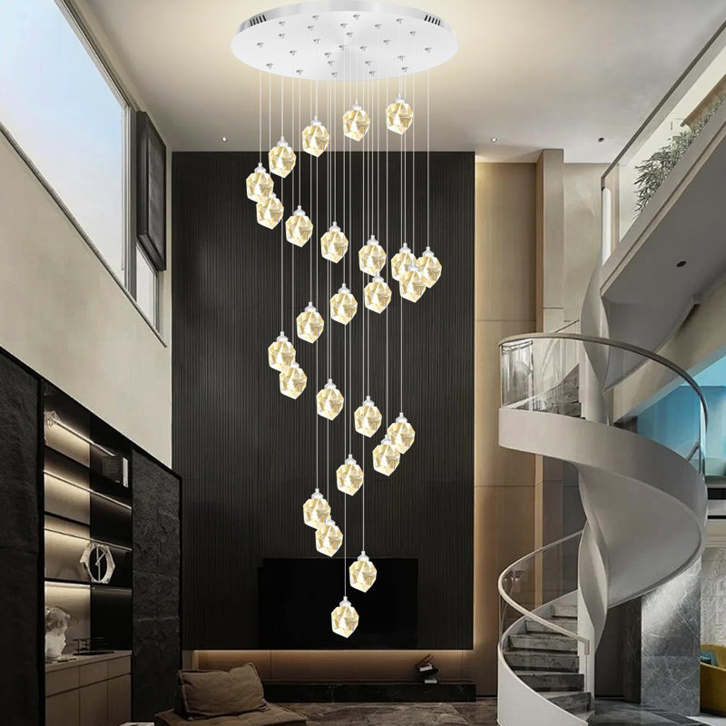Lustre en cristal 26 lumières Xhirald