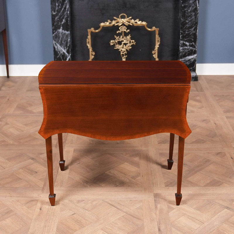 Solid Wood End Table with Storage