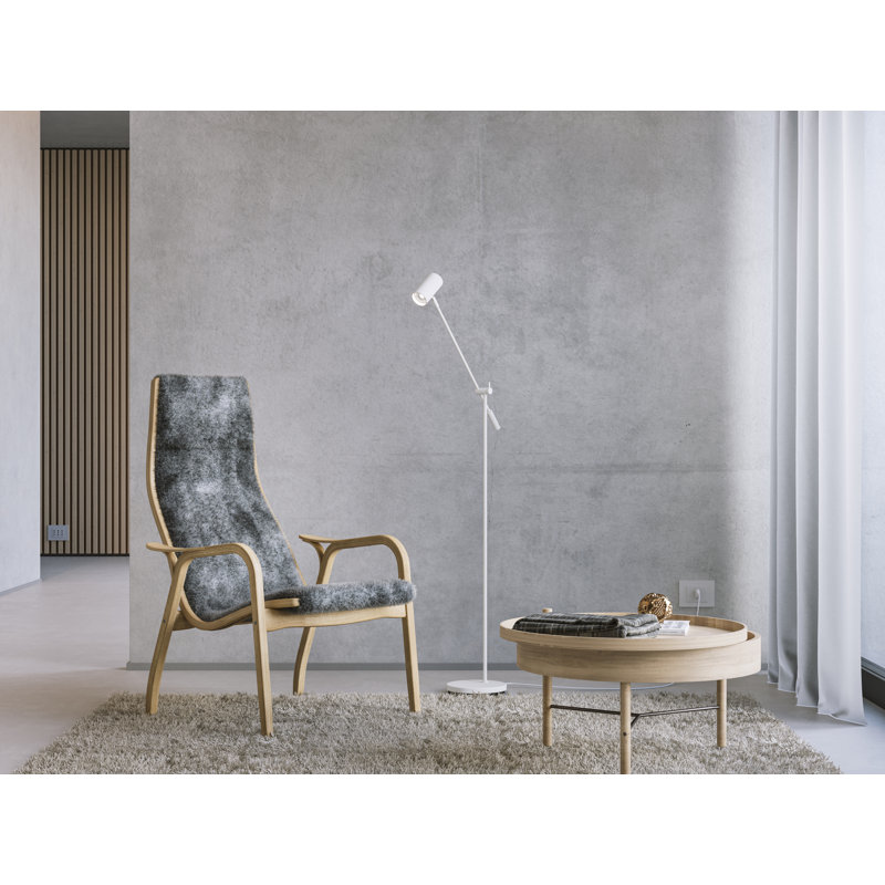 136.5cm Task Floor & Table Lamp Set, White