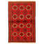 Tapis décoratif en laine noué à la main de conception unique 3 pi 5 po x 5 pi 4 po Bouke