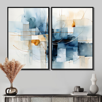 Comegno - Abstract Line Art Art Prints On Canvas