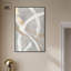 «Silvered Spirals Canvas Elegant Gold Abstract» par Art Remedy-105591846-105591854