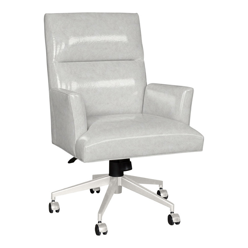Brattle Road Desk Chair, Saloon Dove Gray