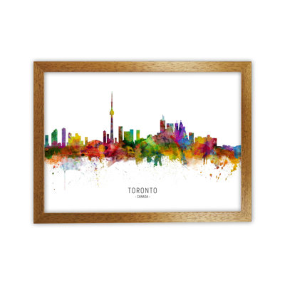 Toronto Canada Skyline by Michael Tompsett - Print