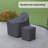 Patio Sofa Cover For 35" Melrose Outdoor Sofa, Water-Repellent UV-Resistant Polyester With Secure Tie-Downs
