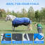 Couverture de cheval pour les vrais chevaux, couverture imperméable et stable pour l'hiver, durable et chaude-106242185