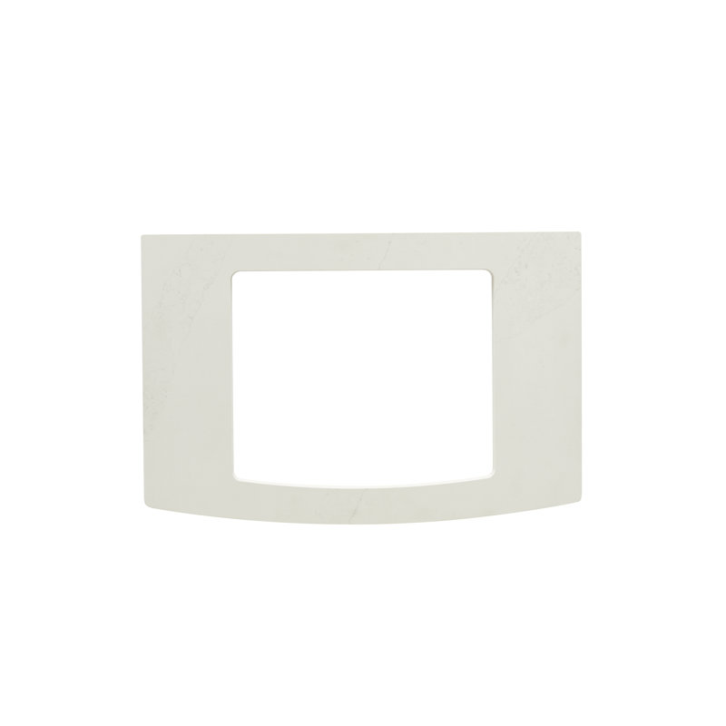Townsend 30'' White Quartz Bathroom Vanity Top with Sink