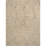 Geometric Area Rug in Light Brown/Cream