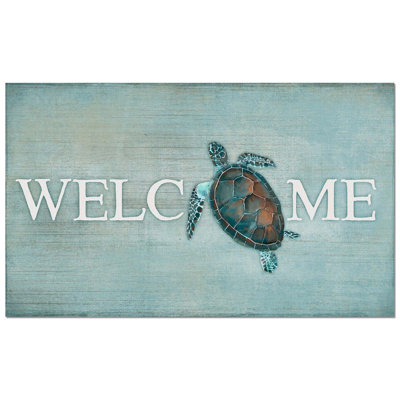Tapis d'entrée / extérieur Sea Turtle