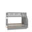 Gurchetan Twin Over Twin Bunk Bed with Built-In Stairs , Trundle Bed Included-1779106400-1779106403