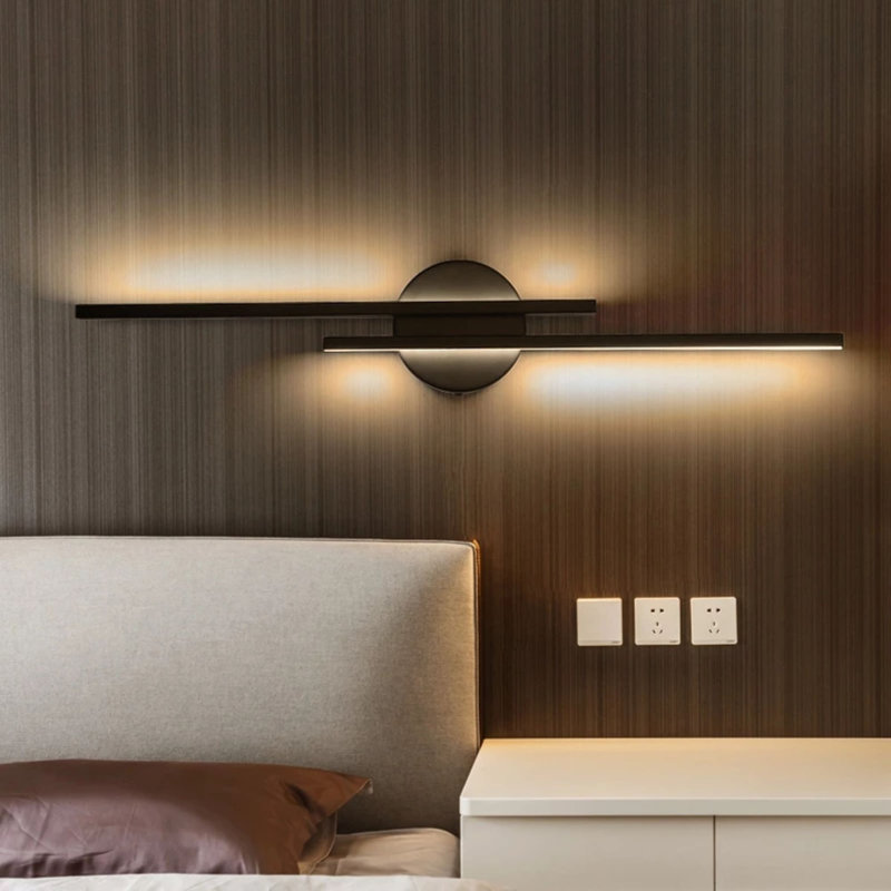 Lampe murale Aero Led / 21,5 pouces, Noir, 6 000 K