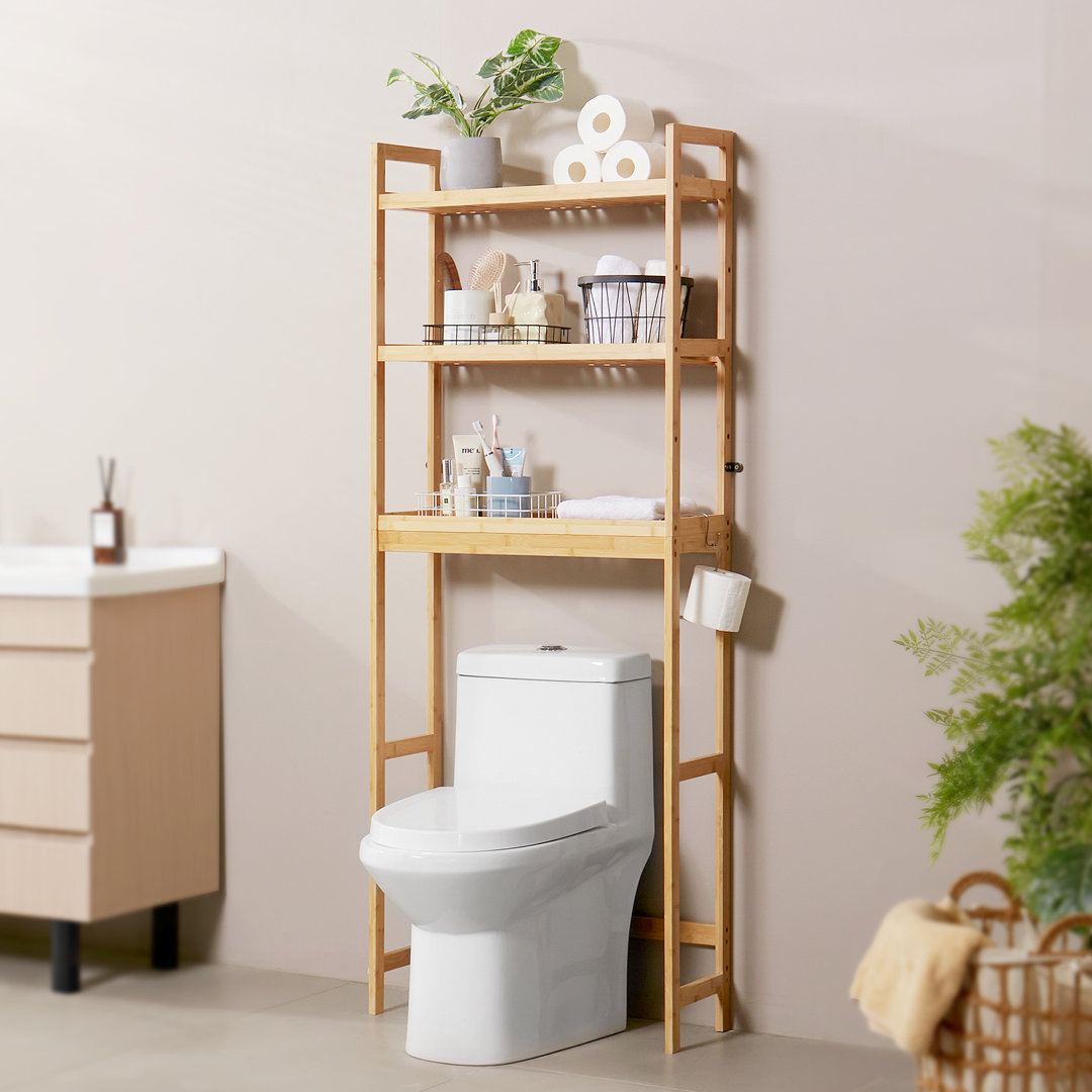 Over the Toilet Storage 3-Tier Bathroom Shelf Rack Space Saver Organizer