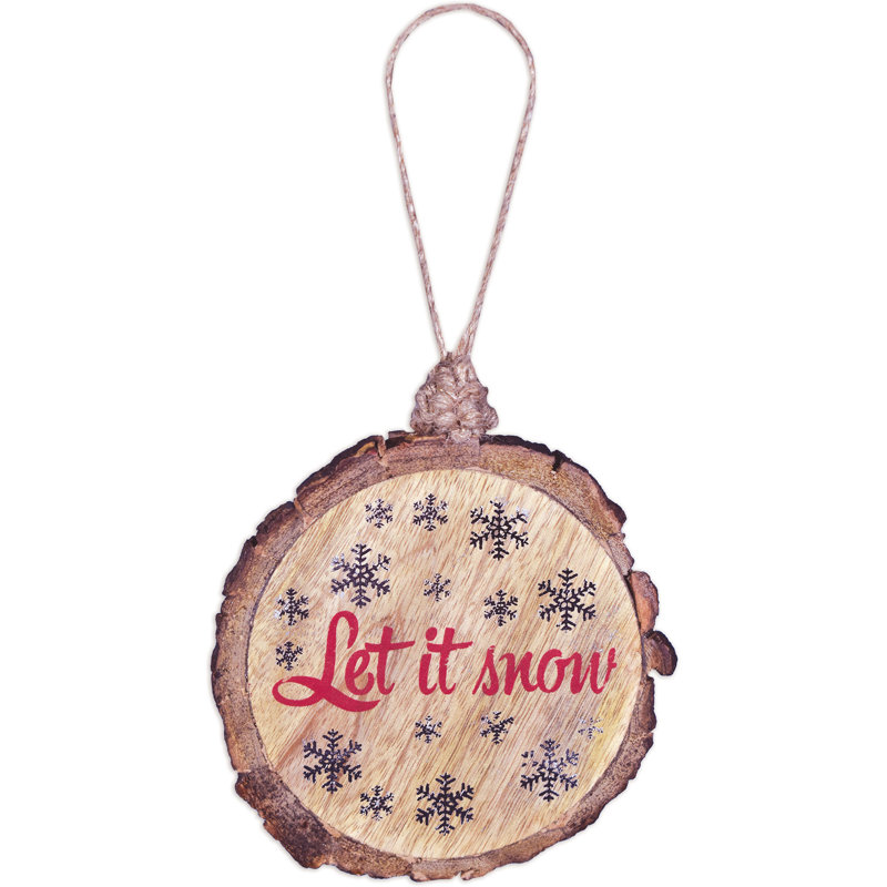 Ornement Let it Snow - ensemble de 4