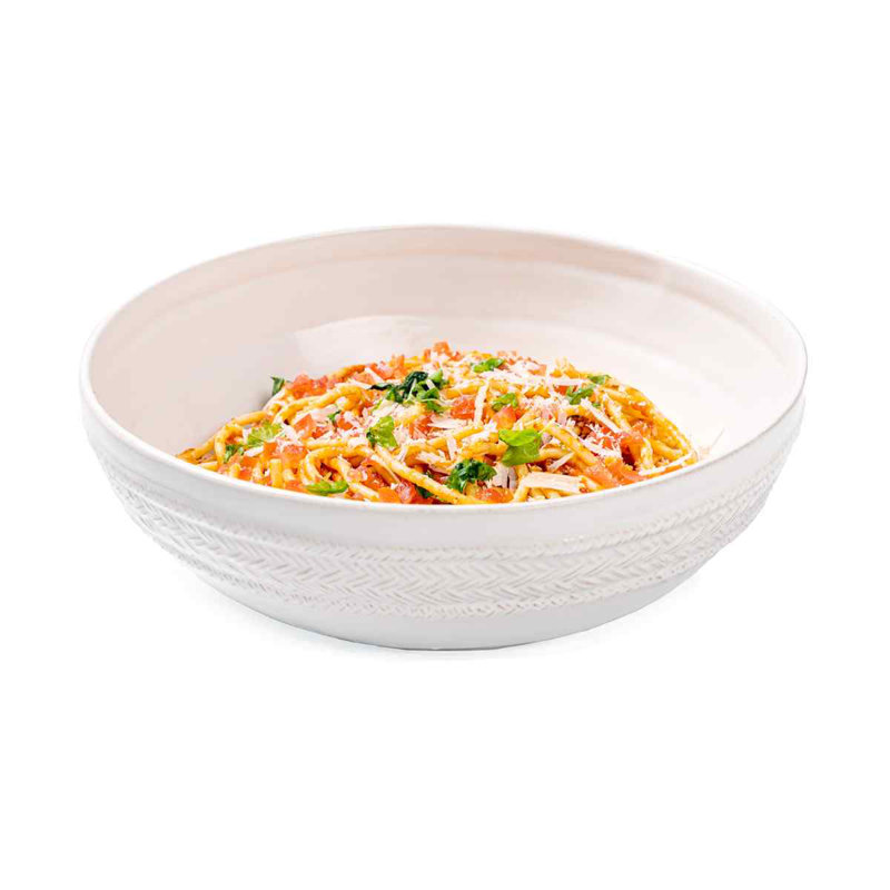Le Panier 12" Serving Bowl, Whitewash