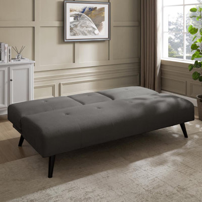 Hunter 3 Seater Linen Blend Sofa Bed