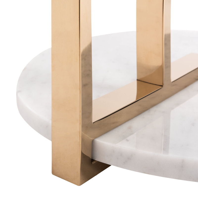 Aphrodite Marble Top End Table