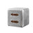 Industrial Aluminum End Table