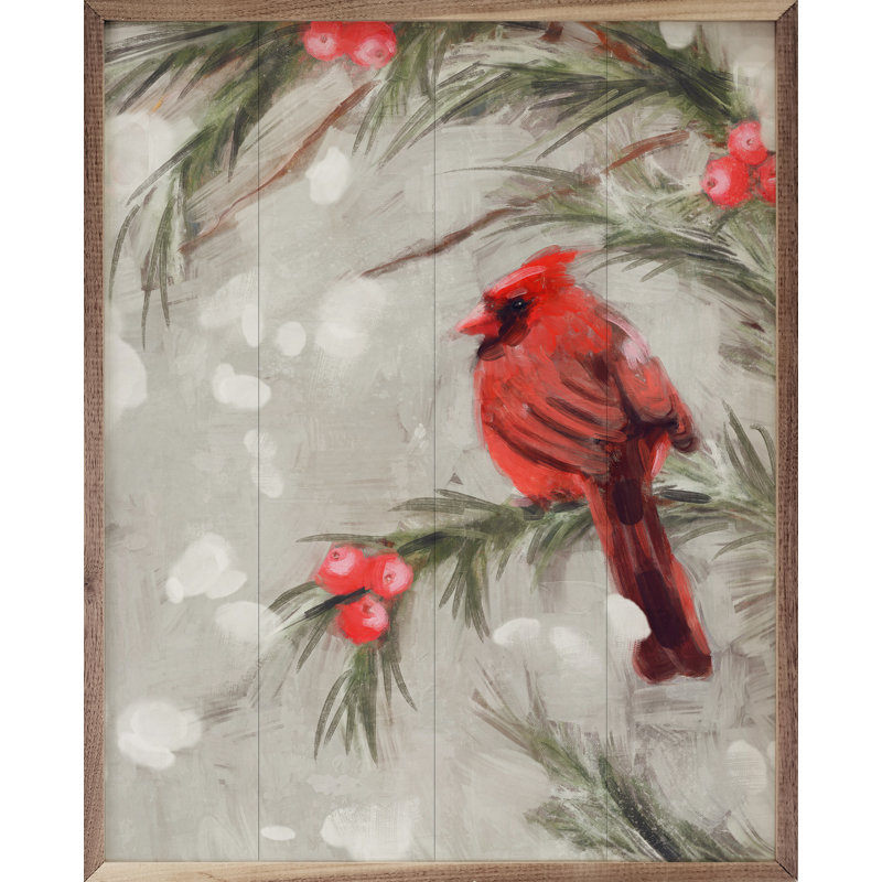 " Cardinal 3 " by Nina Blue, 40" H x 32" W