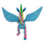Sculpture arc-en-ciel Pégase Alebrije