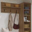 Portemanteau mural Porto avec tour de rangement et banc de rangement pour chaussures-793345955
