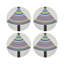 Christmas Tree Brights Pebble 16" Vinyl Placemat-118589464