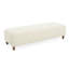 Repose-pieds confortable, blanc