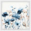 Blue Flower Fields 1 Piece Single Picture Frame Painting-658364478