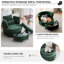 Swivel Armchair with Footstool-627896504