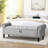 Mid-Century Morden 63" wide Luxury Storage Bench with Armrests-1523806725-1523806723