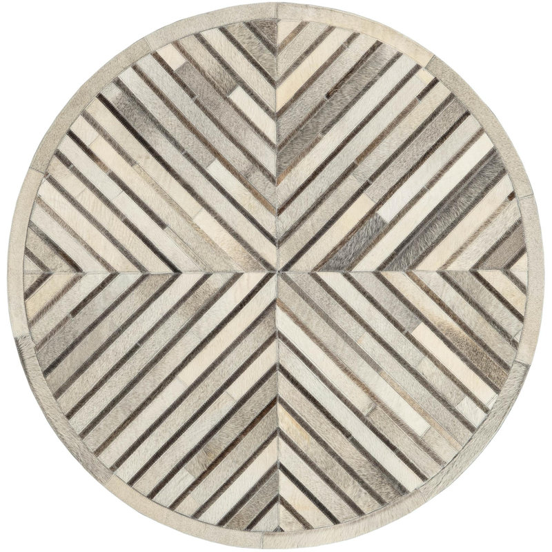 Shavannah Abstract Indoor Rug, Round 4'1"