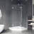 Gemini 48" W x 48" D x 79" H Hinged Frameless Shower Enclosure with 3/8 Clear Glass&Base-50833863