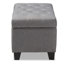 Repose-pieds rangement touffeté Colgan-1847287691