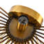 Awendela 2-Light Modern Starburst Metal Armed Sconce