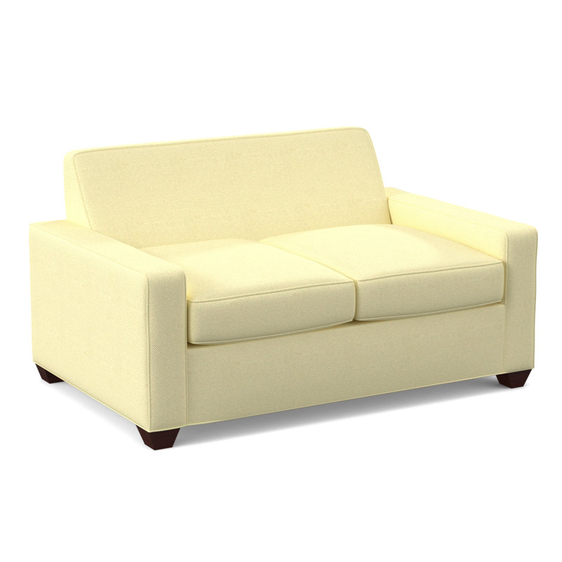 Avery 72" Square Arm Sofa, Empire Mahogany, Antic Shell