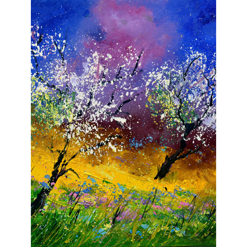 552021 par Pol Ledent - Peinture, H 33 po x l 25 po, Toile avec cadre noir